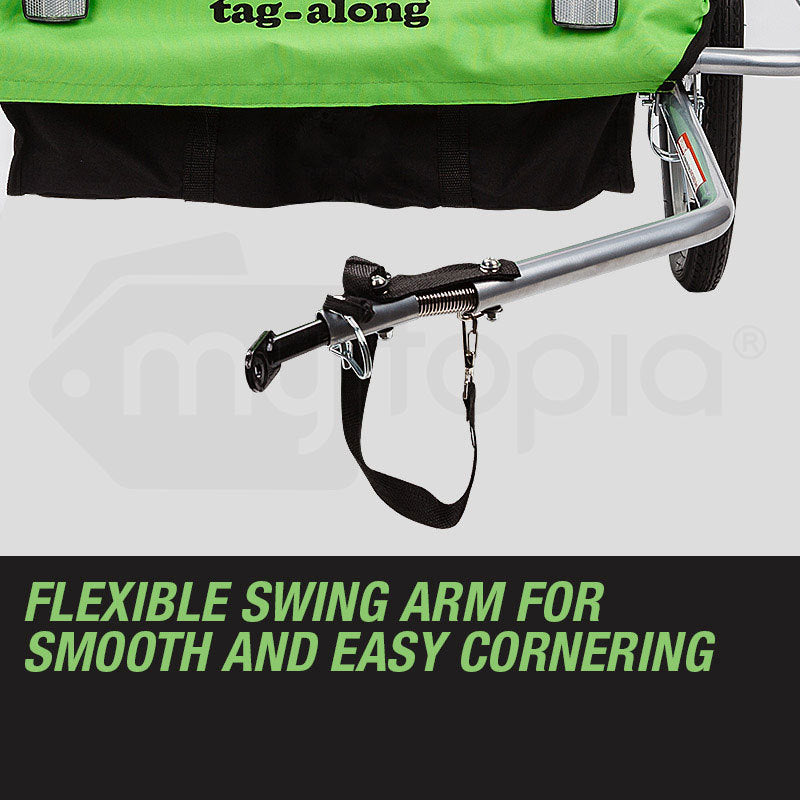 Kids Tag-Along Jogger Pram/Stroller and Bicycle Trailer - Green