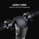 Foldable Rechargable e-Scooter 300W - For Teens & Adults (Black)