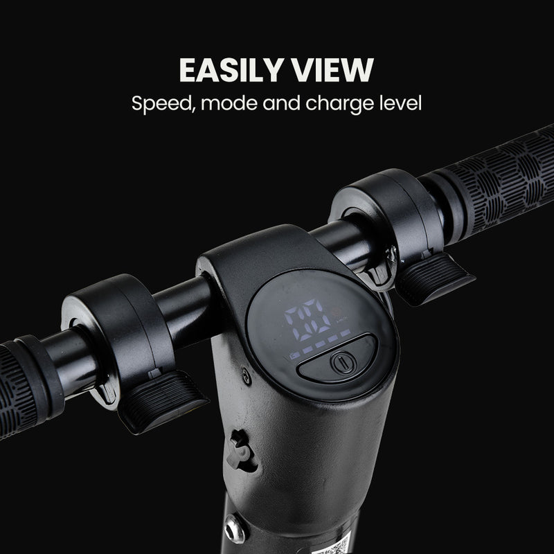 Foldable Rechargable e-Scooter 300W - For Teens & Adults (Black)