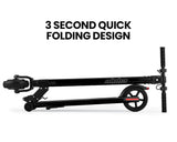 Foldable Rechargable e-Scooter 300W - For Teens & Adults (Black)