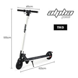 Foldable Rechargable e-Scooter 300W - For Teens & Adults (White)