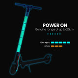 Foldable Rechargable e-Scooter 300W - For Teens & Adults (White)