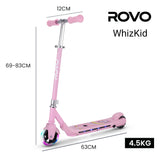 WhizKid Foldable Rechargable e-Scooter (Pink)