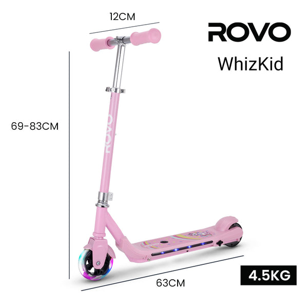 WhizKid Foldable Rechargable e-Scooter (Pink)