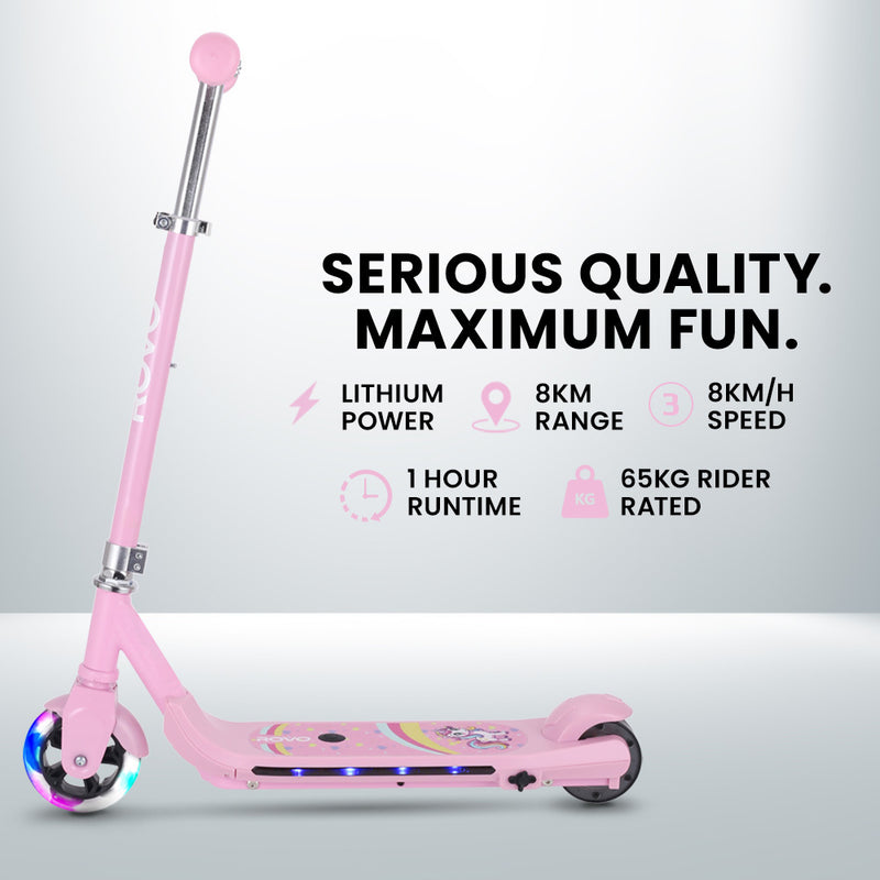 WhizKid Foldable Rechargable e-Scooter (Pink)