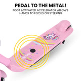 WhizKid Foldable Rechargable e-Scooter (Pink)