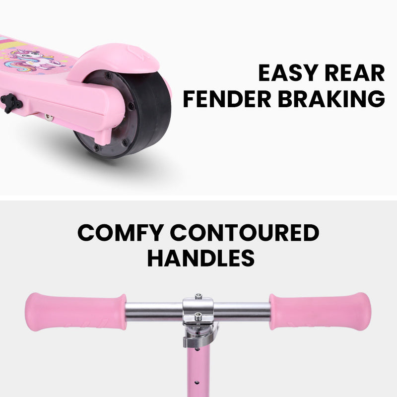WhizKid Foldable Rechargable e-Scooter (Pink)