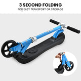 Foldable Kids Rechargable e-Scooter 125W (Blue)