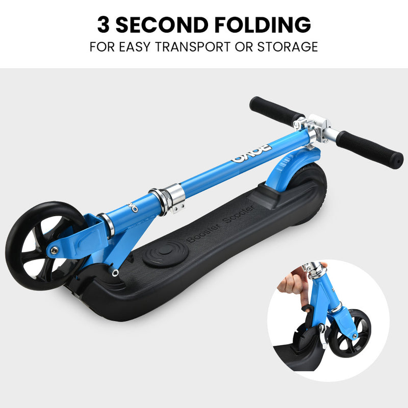 Foldable Kids Rechargable e-Scooter 125W (Blue)