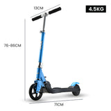 Foldable Kids Rechargable e-Scooter 125W (Blue)