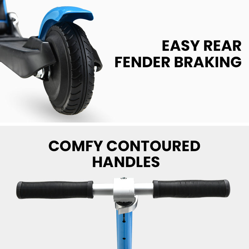 Foldable Kids Rechargable e-Scooter 125W (Blue)