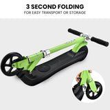Foldable Kids Rechargable e-Scooter 125W (Green)