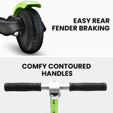 Foldable Kids Rechargable e-Scooter 125W (Green)