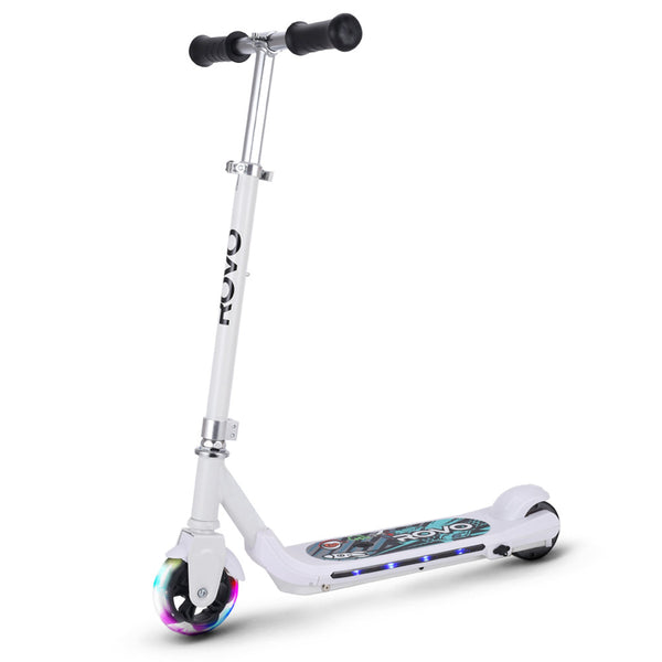WhizKid Foldable Rechargable e-Scooter (White)
