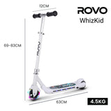 WhizKid Foldable Rechargable e-Scooter (White)