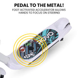 WhizKid Foldable Rechargable e-Scooter (White)