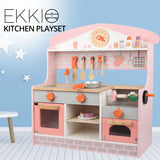 Kids Steakhouse BBQ Style Wooden Kitchen Playset with Appliances &amp; Accessories
