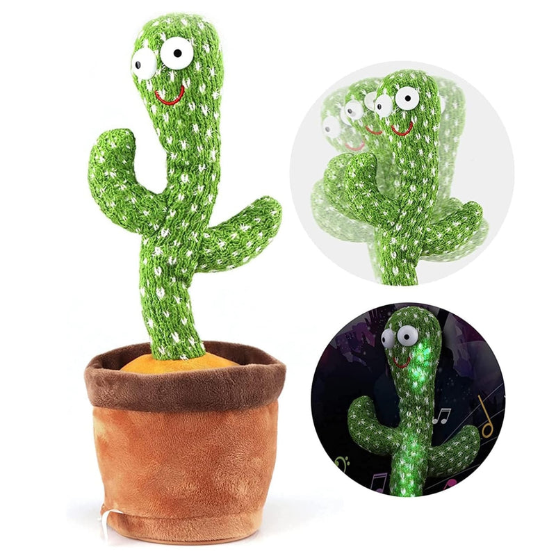 Dancing Cactus Plush Toy - Battery Operated