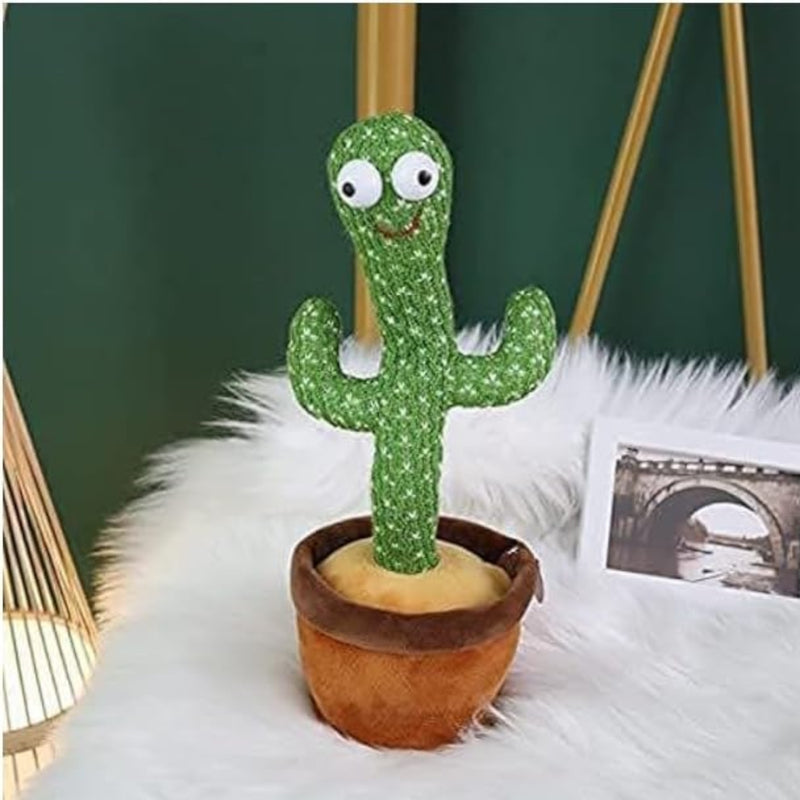 Dancing Cactus Plush Toy - Battery Operated