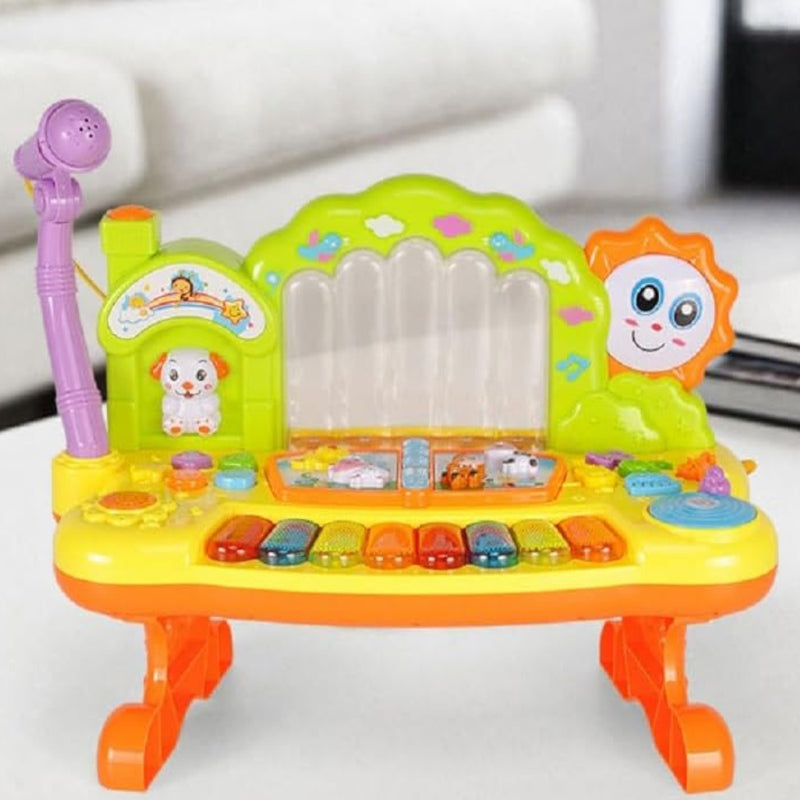 Kids Vibrant Piano Keyboard with Musical Water Fountain