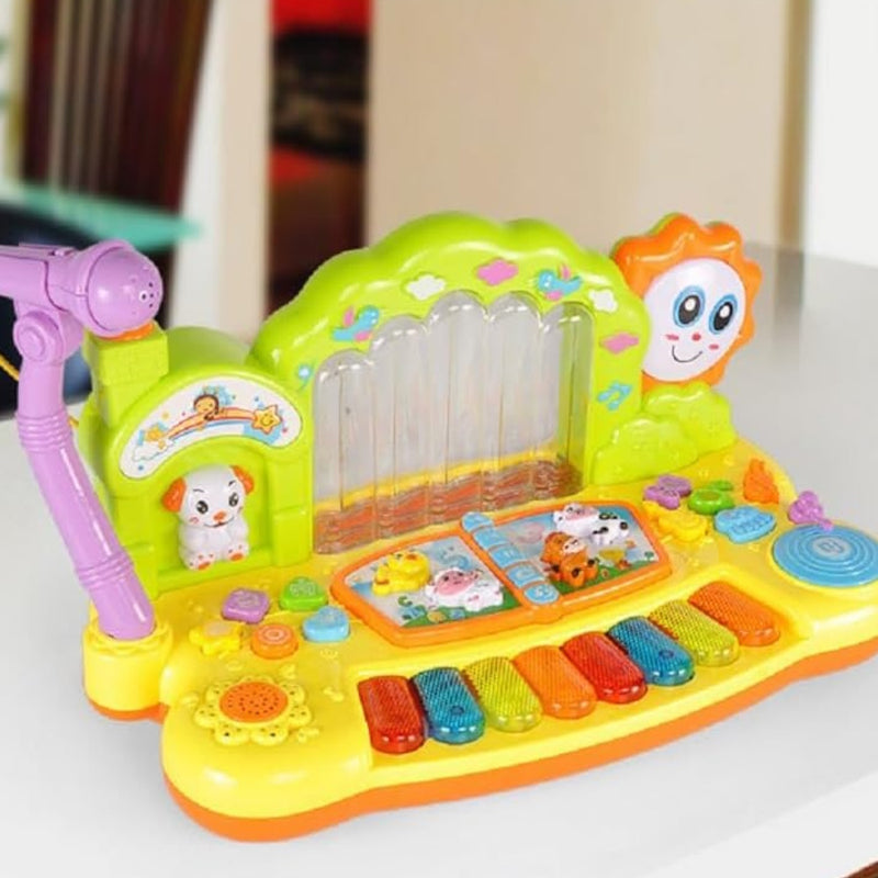 Kids Vibrant Piano Keyboard with Musical Water Fountain