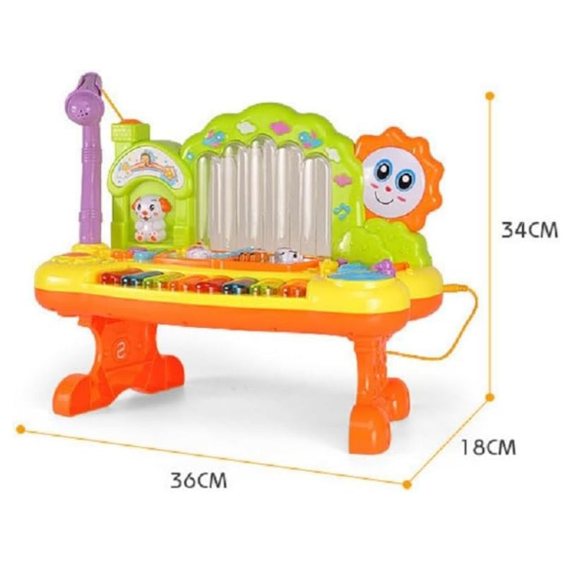 Kids Vibrant Piano Keyboard with Musical Water Fountain
