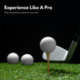 Golf Driving Practice Net Full Set with Mat, Balls, Tee and Carry Bag - 3m Black