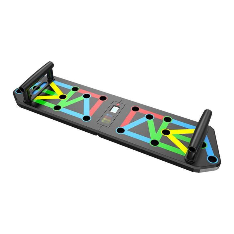 13-in-1 Foldable Push Up Board - Black