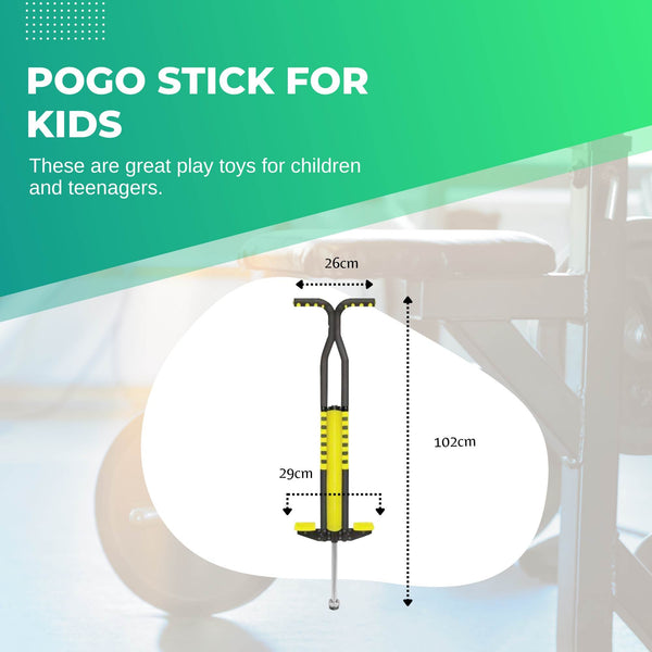 Kids Jumping Jackhammer Pogo Stick - Yellow/Black