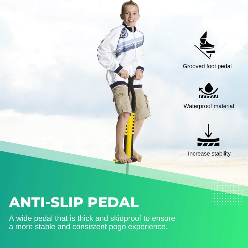 Kids Jumping Jackhammer Pogo Stick - Yellow/Black