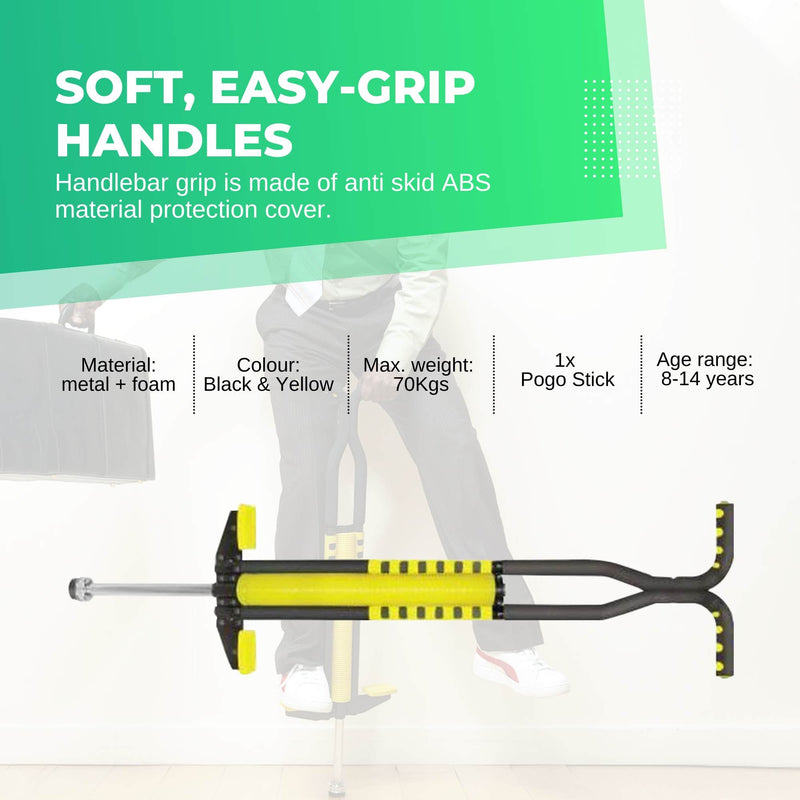 Kids Jumping Jackhammer Pogo Stick - Yellow/Black