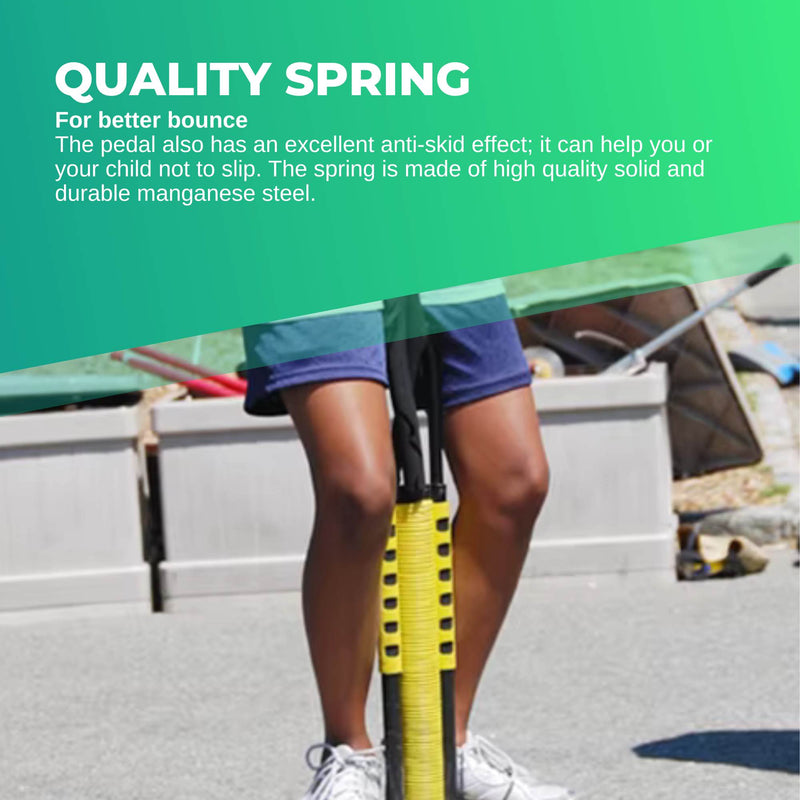 Kids Jumping Jackhammer Pogo Stick - Yellow/Black