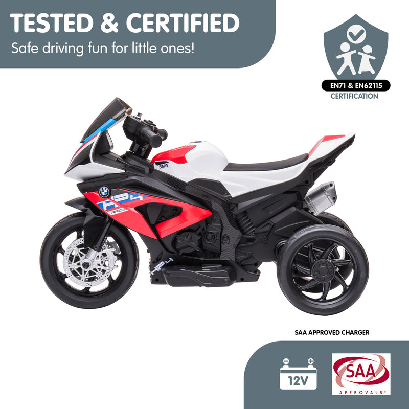 Kids BMW Electric Ride-on HP4 replica Motorbike (Red)