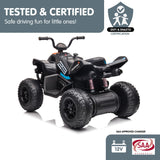 Kids Ride On McLaren Electric Quad Bike Toy - Black