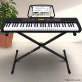 Electronic Keyboard with LCD and Touch Response (Black)