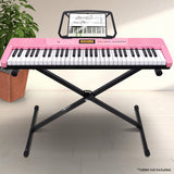 Electronic Keyboard with LCD and Touch Response (Pink)