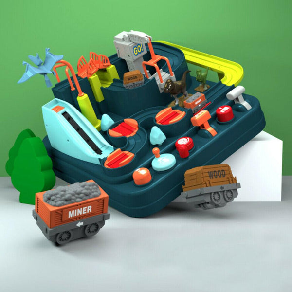 Kids Interactive Problem Solver Car Track - Dinosaur Park