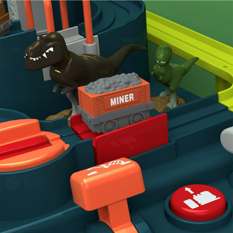 Kids Interactive Problem Solver Car Track - Dinosaur Park