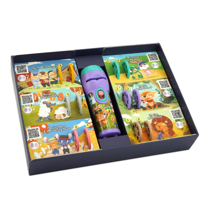 Storytelling Torch Projector Set with Audio Storytelling - 6 Classic Stories