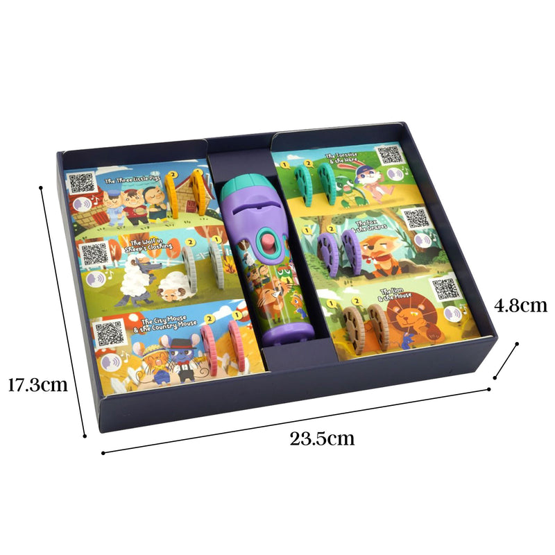 Storytelling Torch Projector Set with Audio Storytelling - 6 Classic Stories