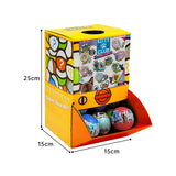 40pc Kitty Club Cat Toy Surprise Capsules 50mm Collectible in Display Box