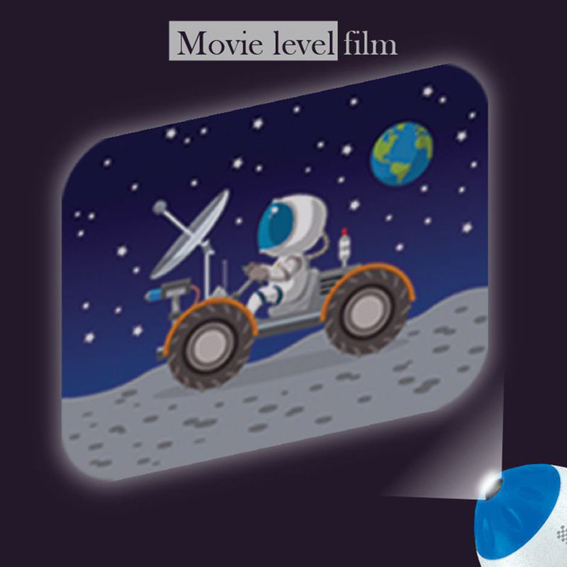 Rocket Outer Space Night Light Projector
