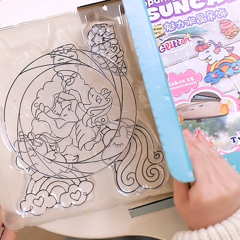 Sparkly Ornament Suncatcher - DIY Art Set for Kids
