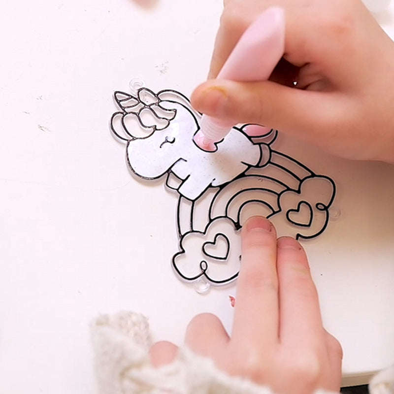 Sparkly Ornament Suncatcher - DIY Art Set for Kids