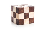 Wooden Brain Teaser Puzzle Gift Box - 3 Individual Mechanical Puzzles
