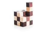 Wooden Brain Teaser Puzzle Gift Box - 3 Individual Mechanical Puzzles