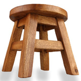 Kids Handcrafted Wooden Animal Stool - Frog