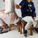 Kids Handcrafted Wooden Animal Stool - Frog
