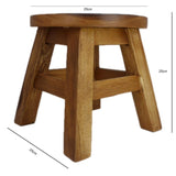 Kids Handcrafted Wooden Animal Stool - Frog