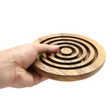 Marble Spiral Wooden 3D Brain Teaser Puzzle